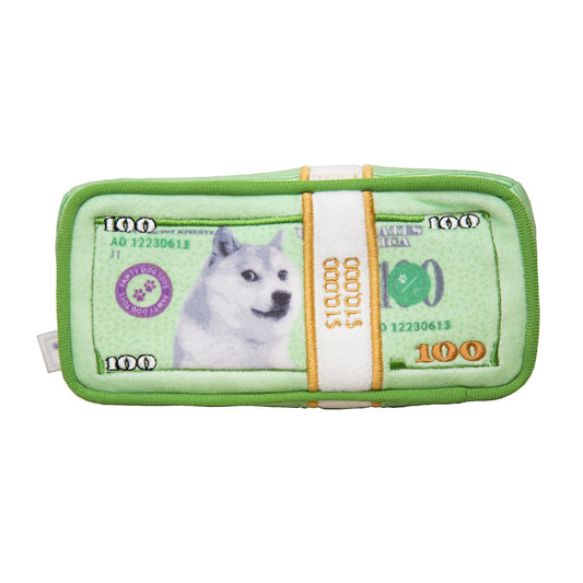 CASH IS KING PLUSH DOG TOY